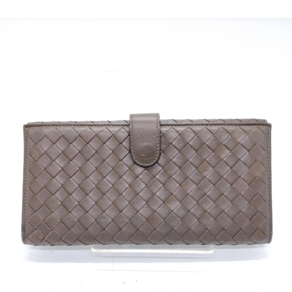 Bottega Veneta Intrecciato Leather Tri Fold Wallet - Picture 2 of 13